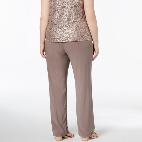 R & M Richards Champagne Pants- Mid-rise Sz 18 - Picture 3 of 6